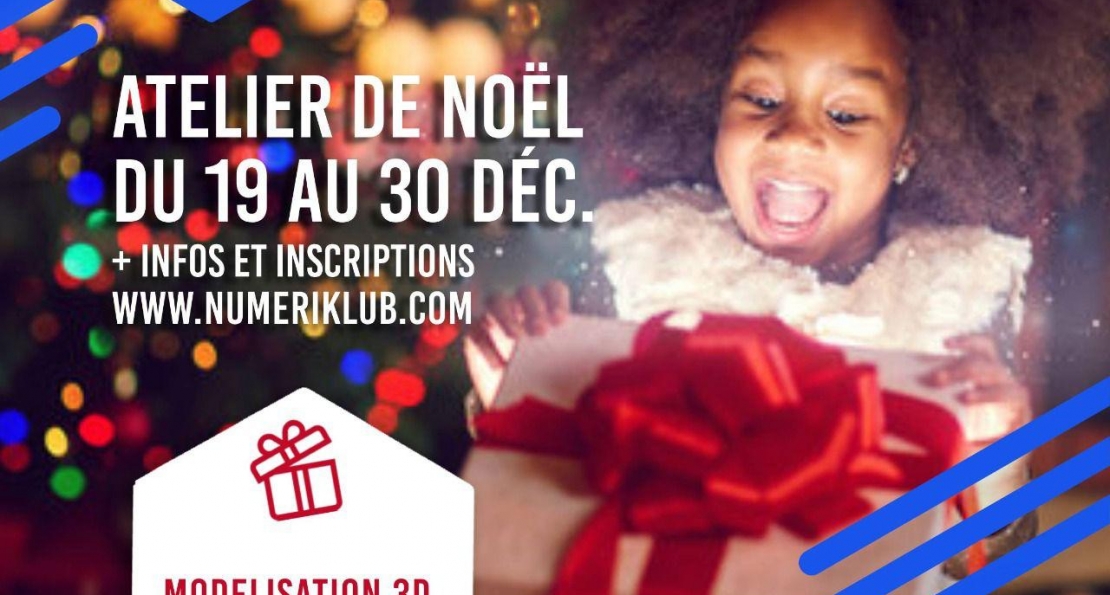 Numéri Klub - Atelier de Noël du 19 au 30 Décembre 2022.